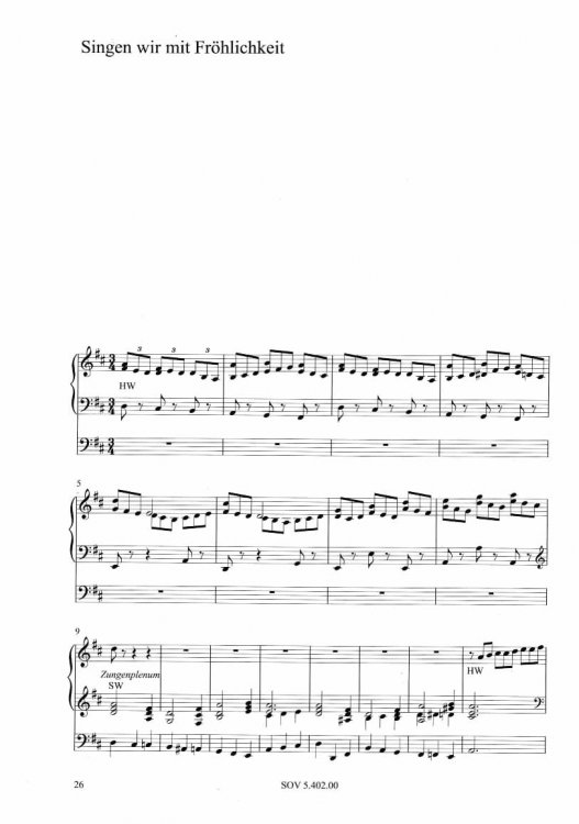 Singen wir mit Fröhlichkeit